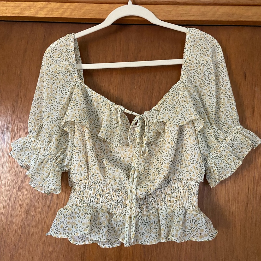 NWT Bohme floral blouse